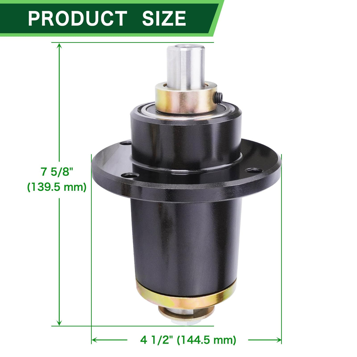 TENGMUJX spindle assembly for Bad Boy, durable aluminum alloy.