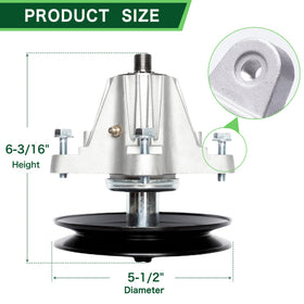 TENGMUJX spindle for Cub Cadet 42-inch LX42 deck delivers smooth operation