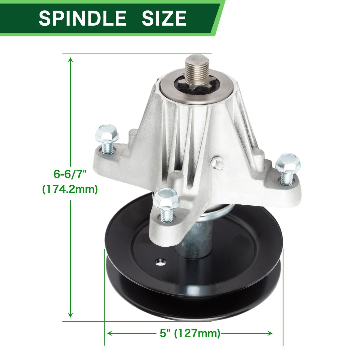 TENGMUJX spindle assembly 918-06980 for 50-inch deck, Cub Cadet compatibility.