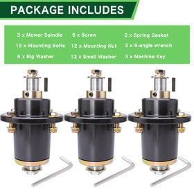 TENGMUJX spindle assembly supports easy home installation.