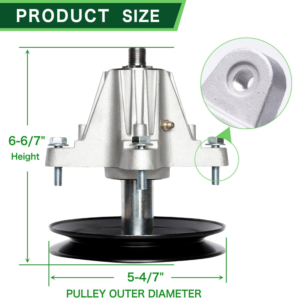 TENGMUJX spindle assembly with Craftsman fit, ideal for easy maintenance.
