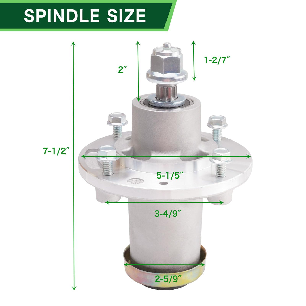 TENGMUJX spindle assembly for Husqvarna MZ61 enables smoother operation