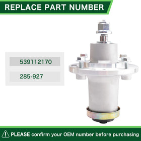 TENGMUJX spindle assembly for Husqvarna YT42XLS supports reliable maintenance