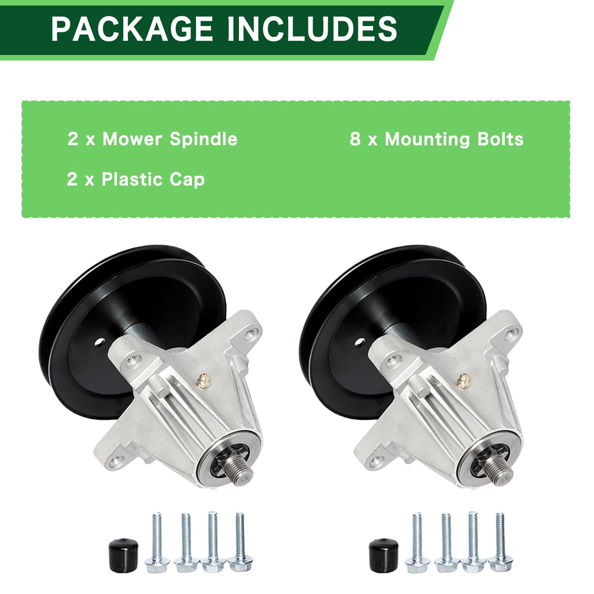 TENGMUJX spindle assembly fits Troy-Bilt TB42 and Pony models.