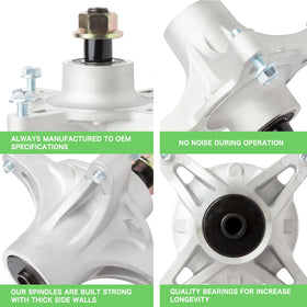 TENGMUJX spindle on Exmark Quest 42in deck, simple installation