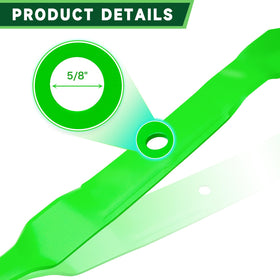 TENGMUJX TimeCutter 42-inch blade close-up shows sharp edges
