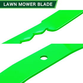 Toro Time Cutter 42-inch deck compatibility highlighted by the blades.