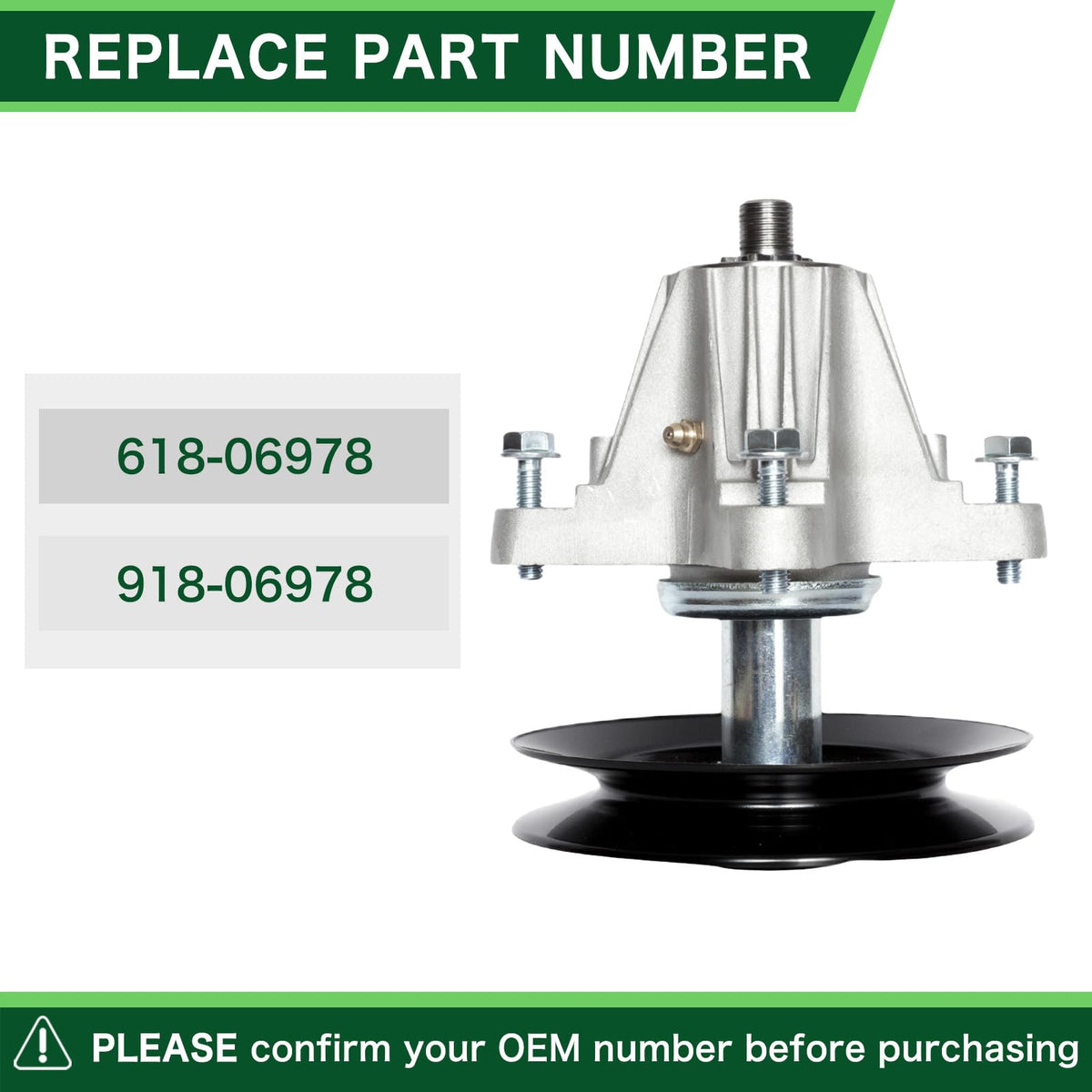 TENGMUJX xt1-gt54-spindle-assembly improves deck alignment and longevity.