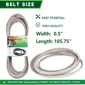 TENGMUJX compatible with Husqvarna YTH22V46 for easy replacement.