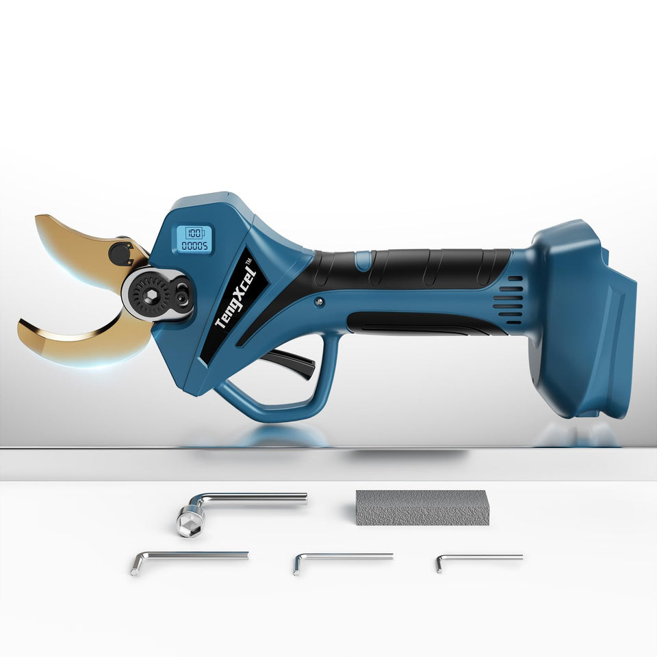 TengXcel electric pruning shears with LCD display for real-time status
