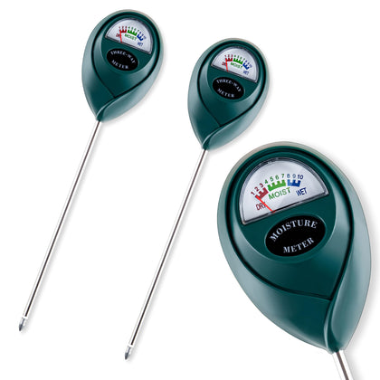 Tennedriv Green 2Pack moisture meter shows clear readings for precise watering.