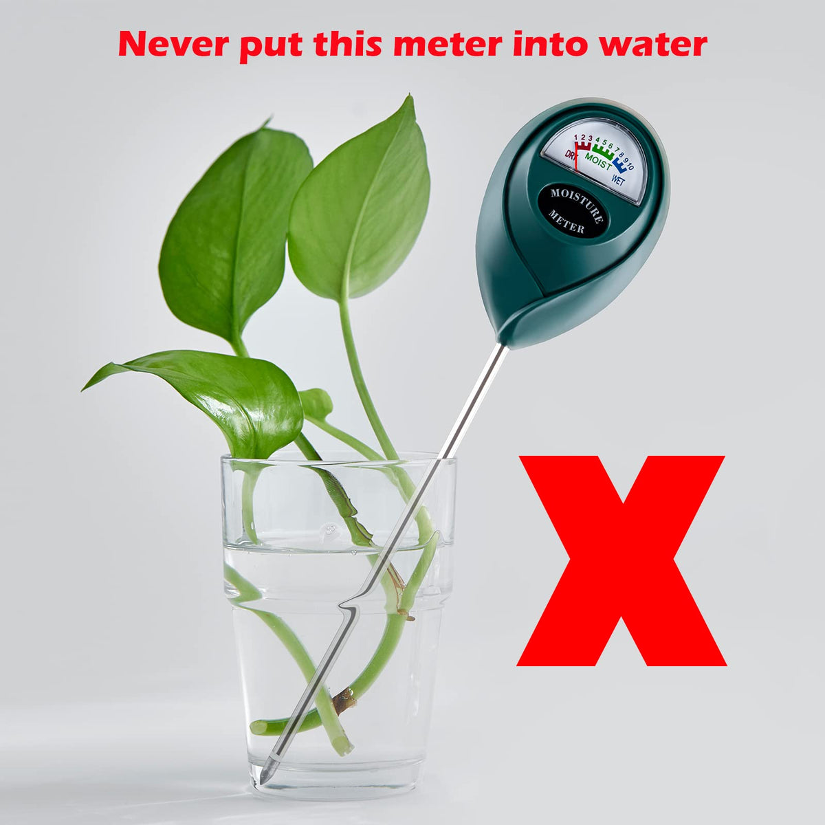Tennedriv Green probe is simple to wipe clean after each use.