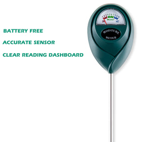 Tennedriv Green indoor-outdoor plant meter helps healthy watering routines.