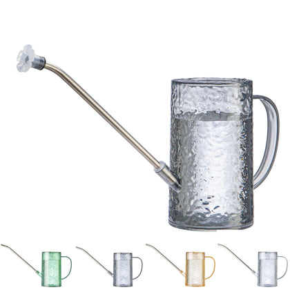 Tennedriv Green long-spout watering can for precise indoor plant watering.