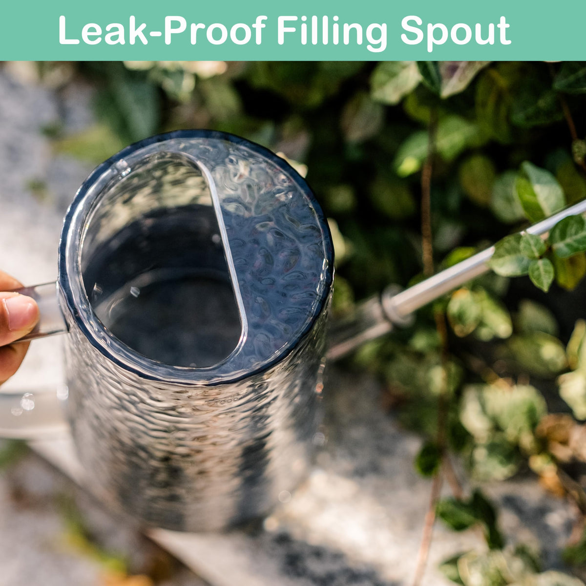 Tennedriv Green precision long-spout enables water delivery around dense foliage.
