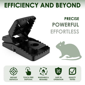 Tensland rat trap being set easily in a home setting.