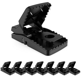 Tensland rat trap with spikes and double bite design for quick targeting.