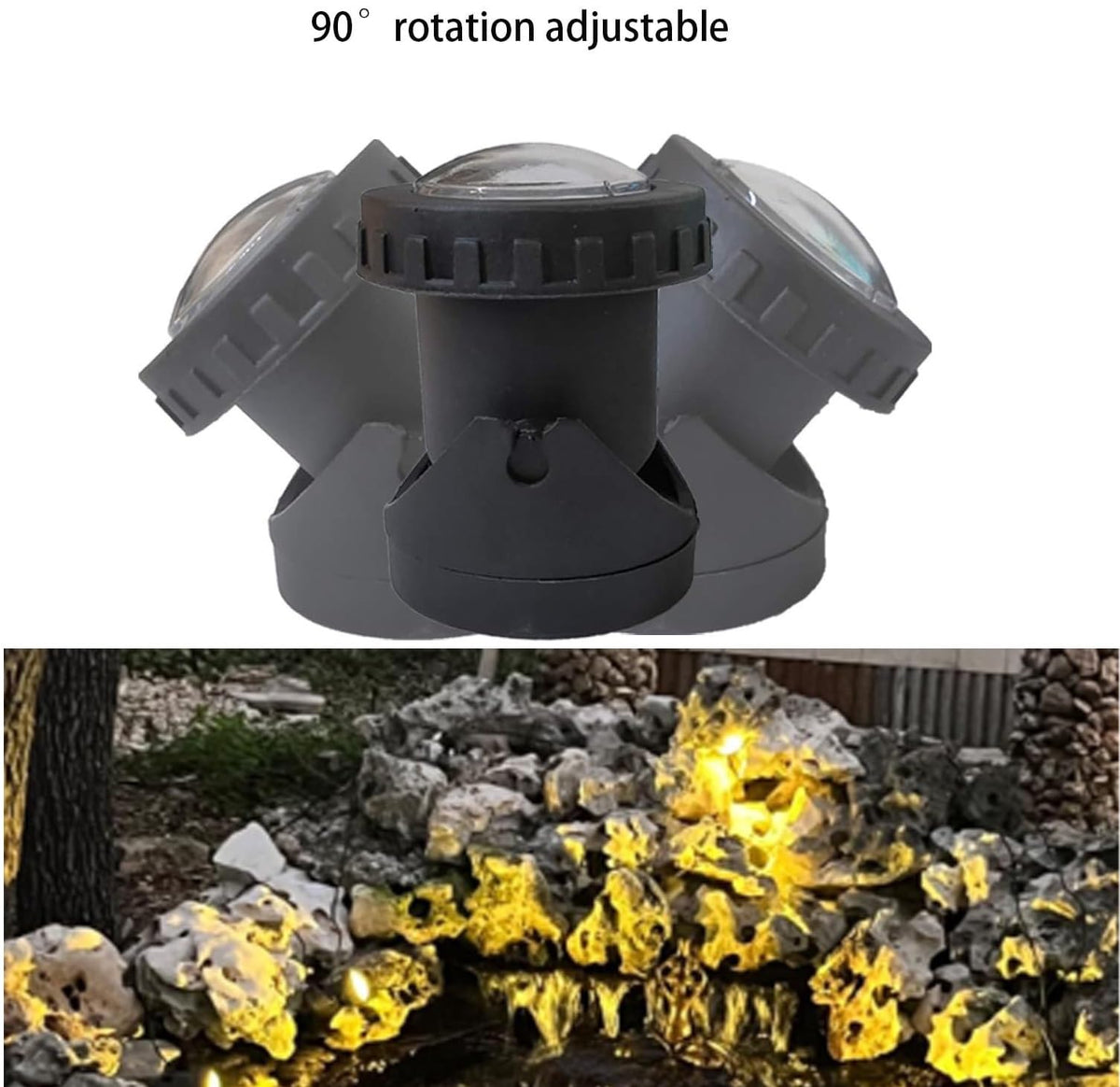 TENSUL 5V low-voltage light is safe around ponds.