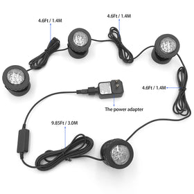 TENSUL IP68 submersible light with seal for durable outdoors.