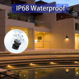 TENSUL timer-controlled pond light simplifies scheduling for regular illumination.