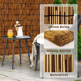TENTONUP bamboo reed fencing 16-4ft long fits various spaces.