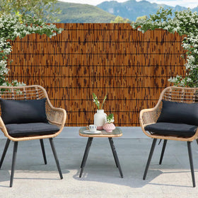 TENTONUP bamboo reed fencing privacy roll enhances outdoor seclusion with natural appeal.