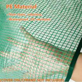 Tentopmic durable PVC greenhouse cover resisting tears and harsh weather.