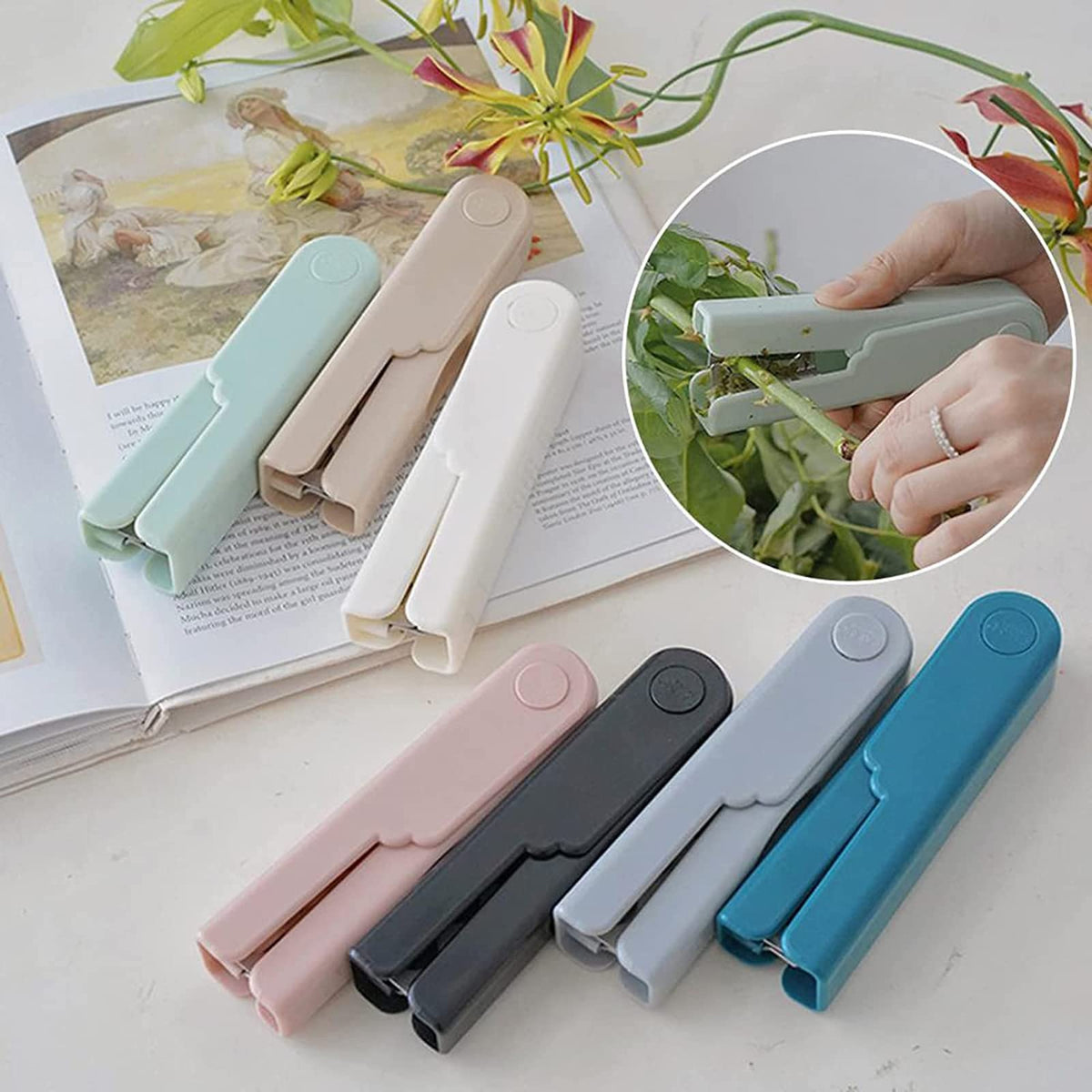 Easy-grip design TEONEI rose thorn stripper boosts home gardening