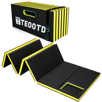 TEOOTD kneeling mat with magnetic storage slots for organized tools.