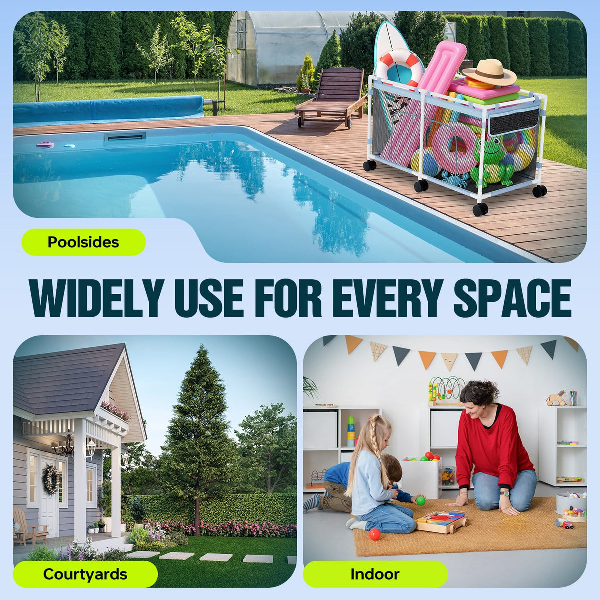 Tepsmigo pool storage versatile spaces for garden, patio, and more.