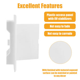 Teqooza concealed-hinge design keeps walls clean and accessible