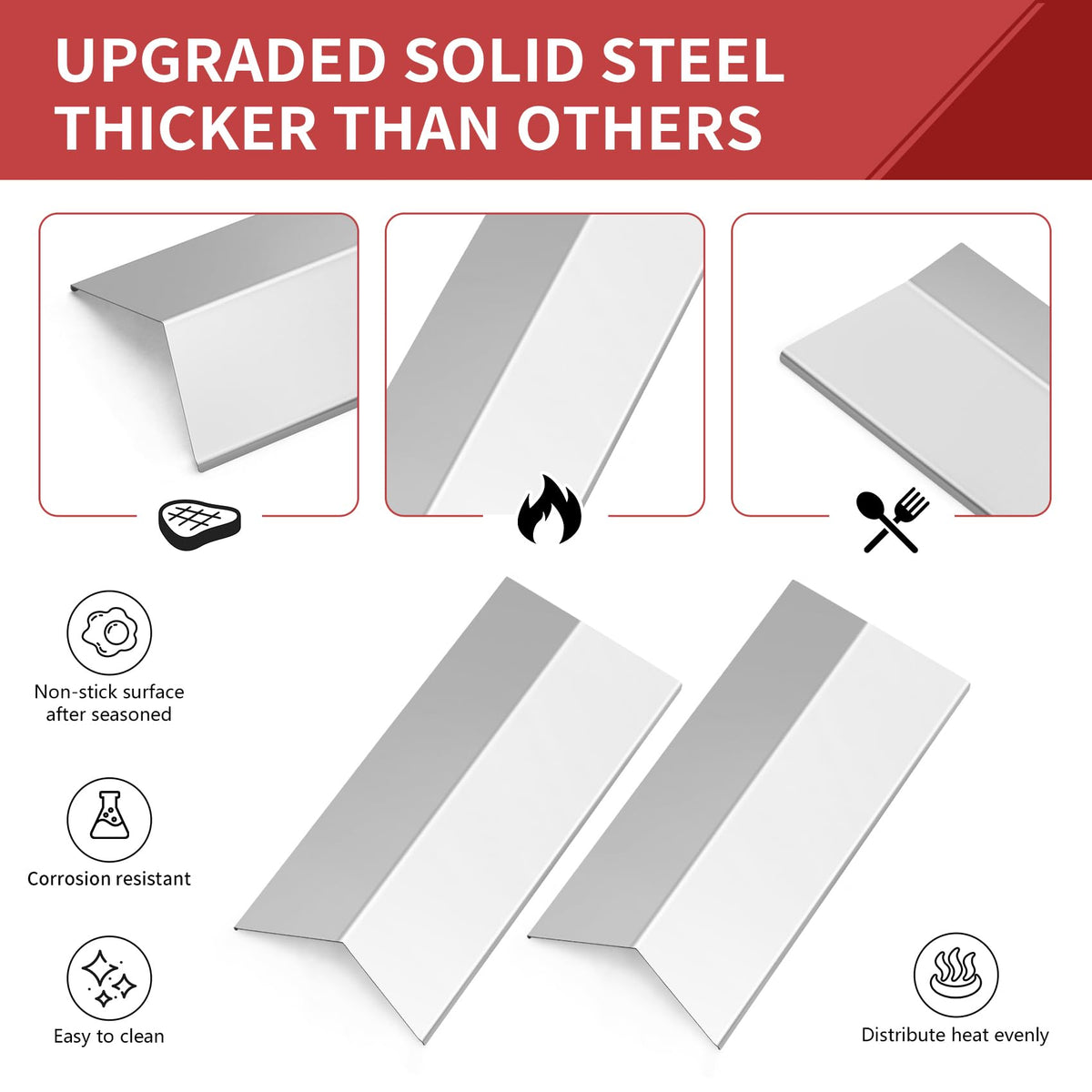 Terefour Nexgrill 820-0033 compatibility plates fit the model smoothly.