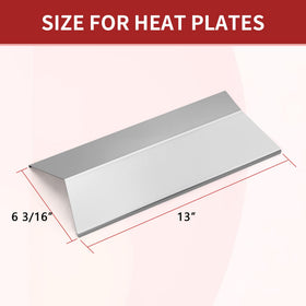 Terefour stainless steel heat plates offer durable, long-lasting grilling performance.