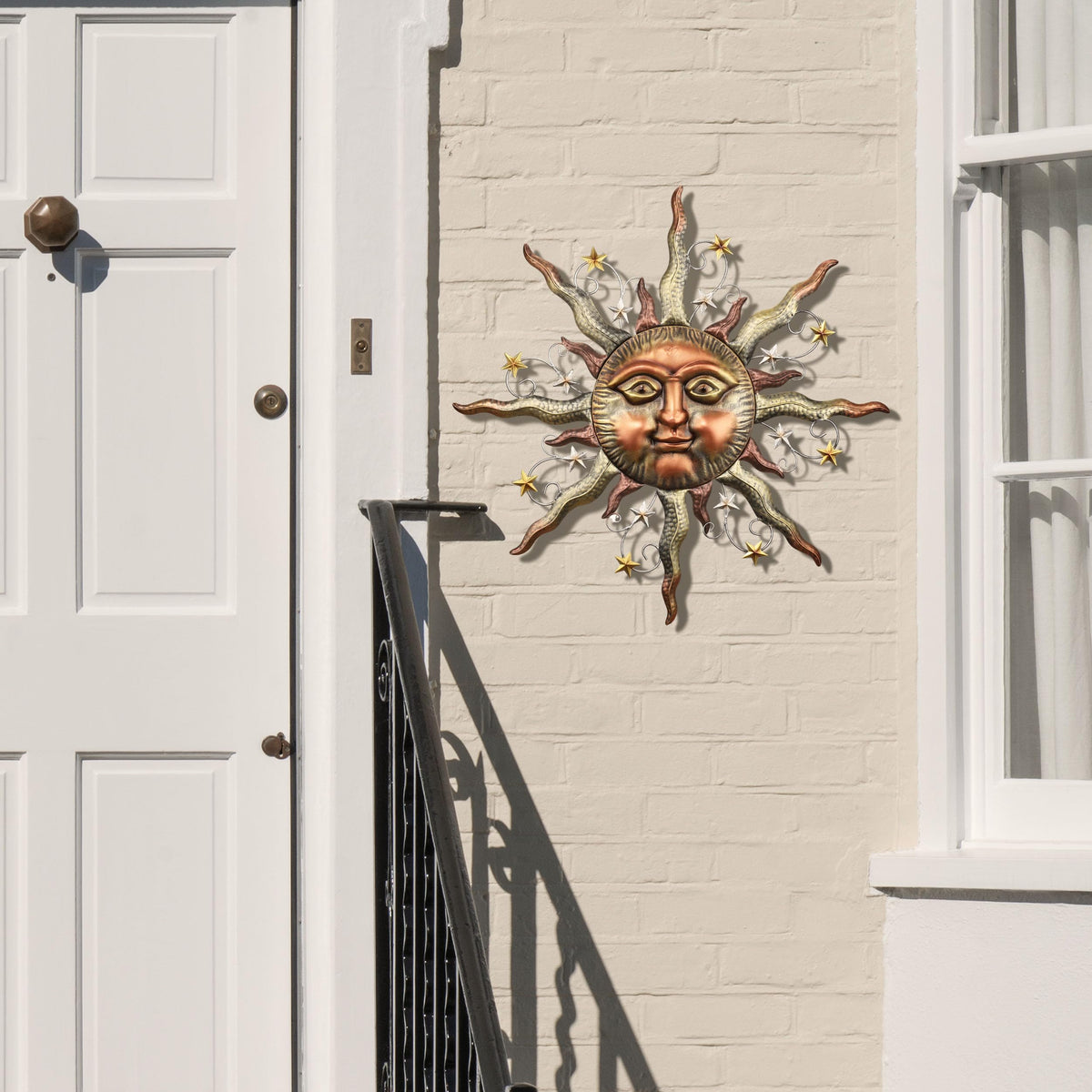 TERESA'S COLLECTIONS assembly-free sun wall art for living rooms and porches.