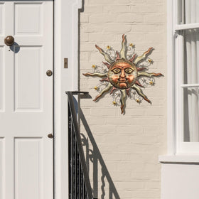 TERESA'S COLLECTIONS assembly-free sun wall art for living rooms and porches.