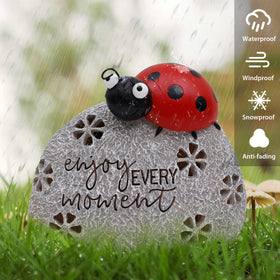 Teresa's Collections gift idea playful ladybug garden statue for celebrations