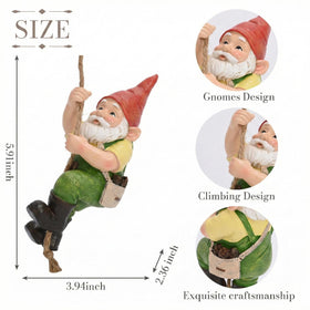 TERESA'S COLLECTIONS gnome decor suits gardens, patios, and porches with charm.