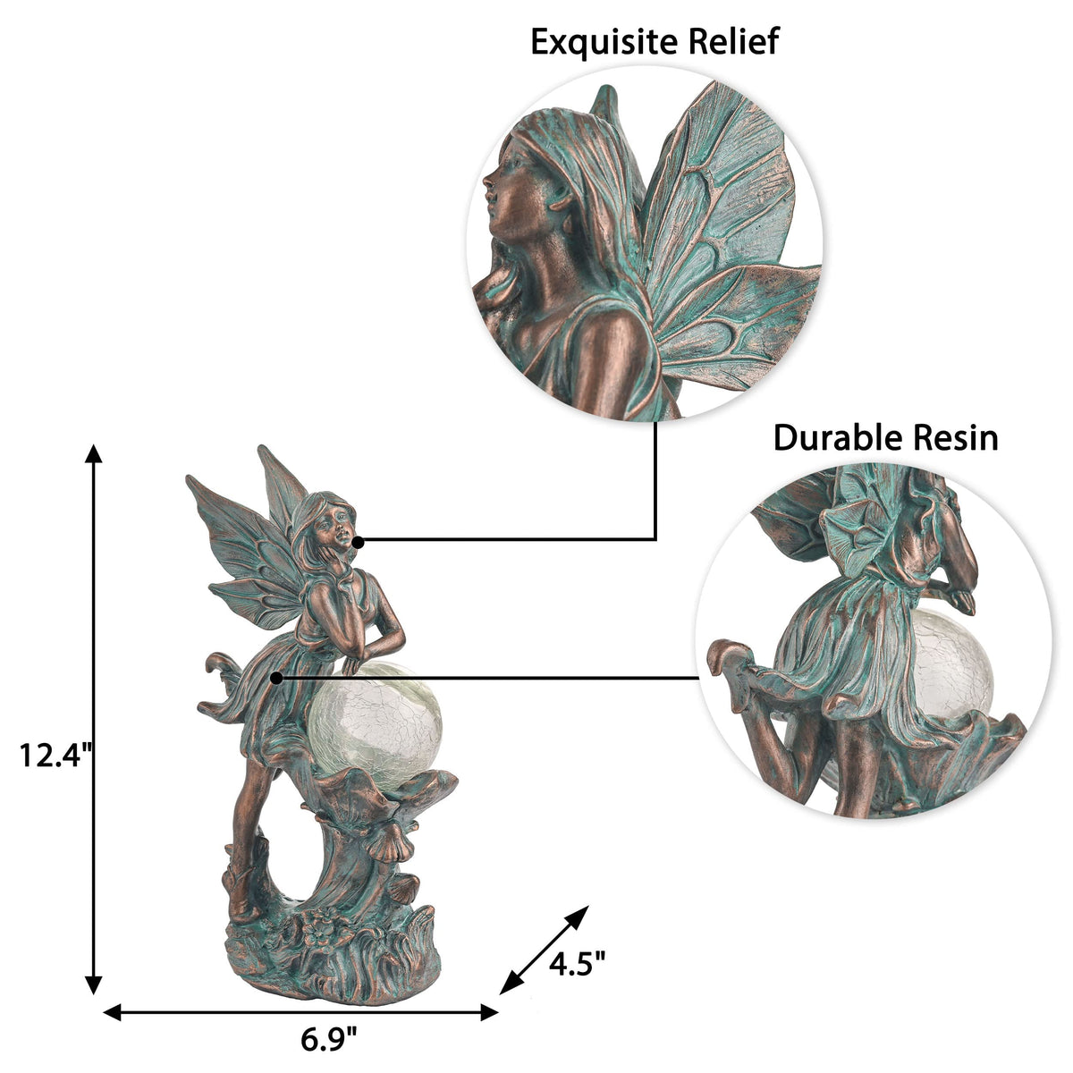 Teresa's Collections table-top fairy decor adds whimsy to windowsills and indoor centerpieces.