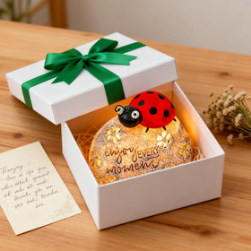 Teresa's Collections waterproof resin ladybug decor suited for outdoor spaces