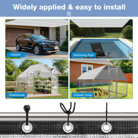 Car shade use: Terralux aluminet shade cloth reduces interior heat.