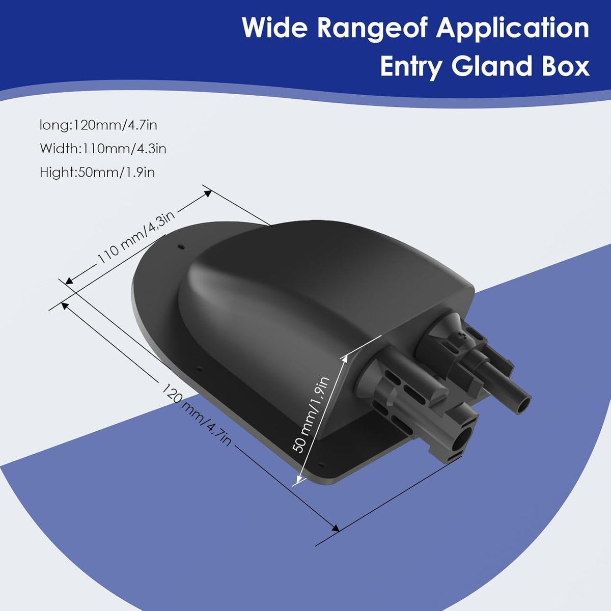 TerraSitze bottom groove for glue bonding enhances waterproofing