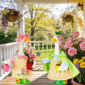 Terreva Gardening shovel prop supports playful gardening scene on the lawn
