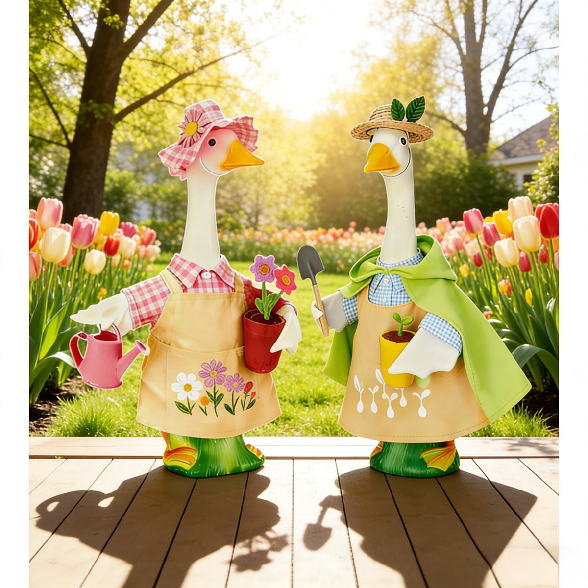 Terreva Goose Outfit easy dressing for transforming statues