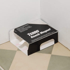 Terro Roach Magnet trap under sink directing pests into trap