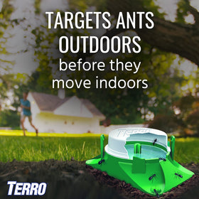 TERRO T1806SR pre-filled bait stations ready to use for quick outdoor control