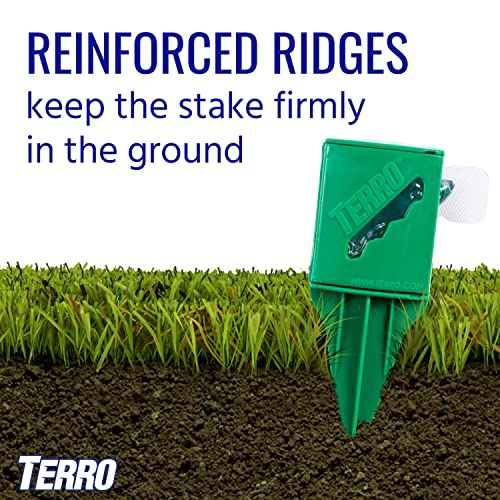 Terro T1812 outdoor bait stake broken tab ready-to-use setup.