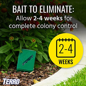 Terro T1812 six-pack provides convenient reusable outdoor ant control stations.