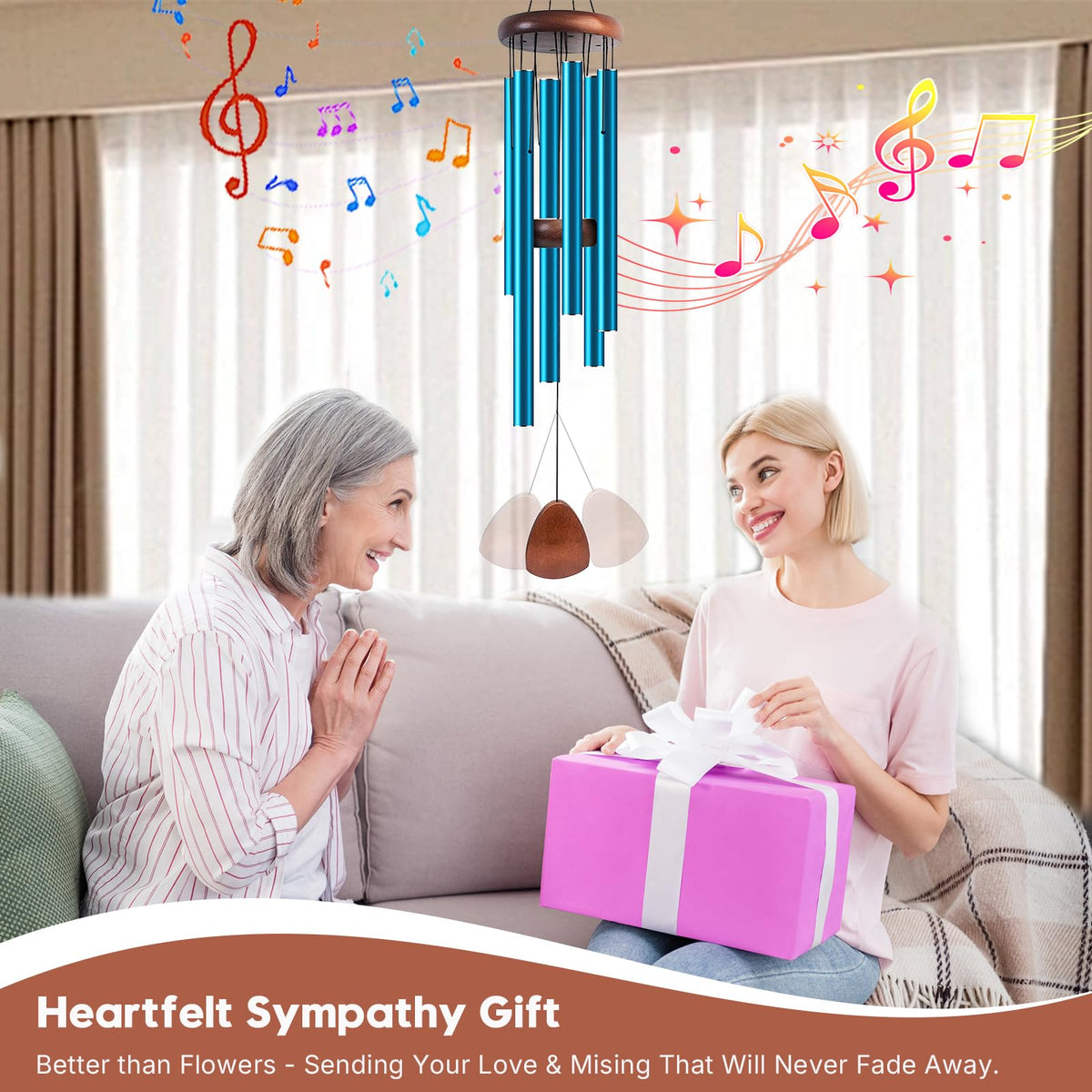 TERVEEX wind chimes as thoughtful Mother's Day gift