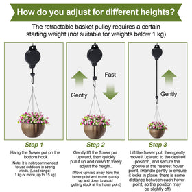 TERVEEX sturdy steel hook supports up to 15 lbs per hanger.
