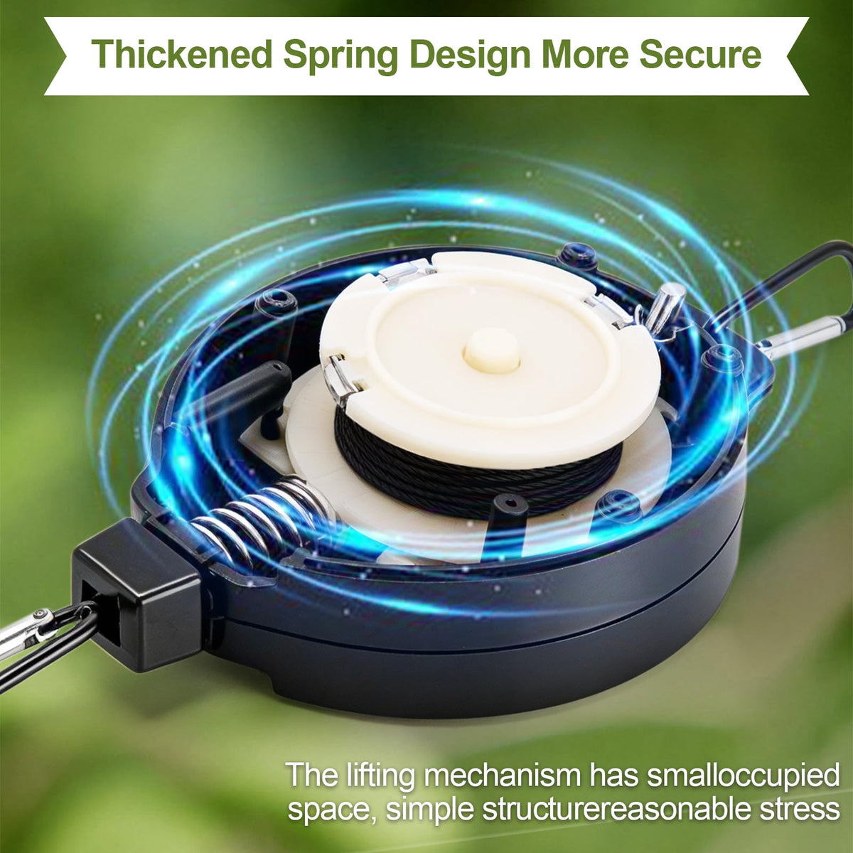 TERVEEX auto-lock mechanism secures height after adjustment.